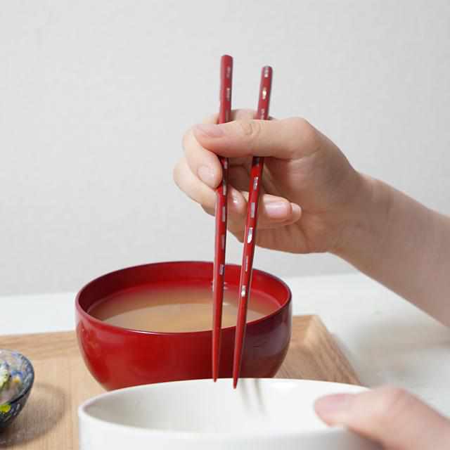 【夫婦箸】貝香ペア | 若狭塗 | 箸蔵まつかん