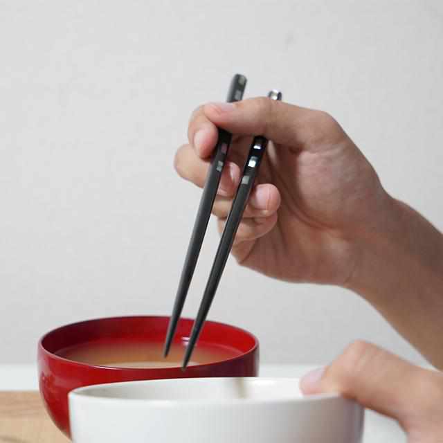 【夫婦箸】貝香ペア | 若狭塗 | 箸蔵まつかん