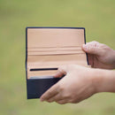 【長財布】小銭入無 (藍) | 松阪牛革 | バンビ