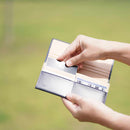 【長財布】小銭入無 (藍) | 松阪牛革 | バンビ