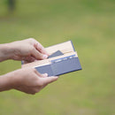 【長財布】小銭入無 (藍) | 松阪牛革 | バンビ