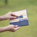 【長財布】小銭入無 (藍) | 松阪牛革 | バンビ