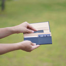 【長財布】小銭入無 (藍) | 松阪牛革 | バンビ