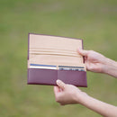 【長財布】小銭入無 (葡萄) | 松阪牛革 | バンビ