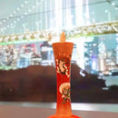 【キャンドル】碇型100匁 風神雷神 (赤) | 和ろうそく | 中村ローソク