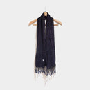 【ストール】天然インディゴ 手染め (7回染め) | 藍染 | インディゴ気仙沼