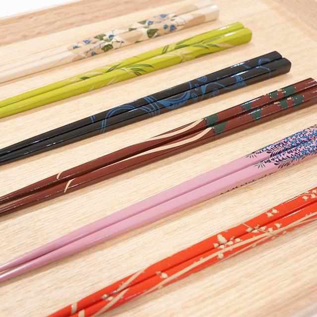 【箸】琳派×輪島塗 竹 | 若狭塗 | 箸蔵まつかん