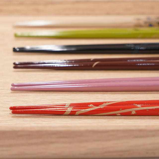 【箸】琳派×輪島塗 梅 | 若狭塗 | 箸蔵まつかん
