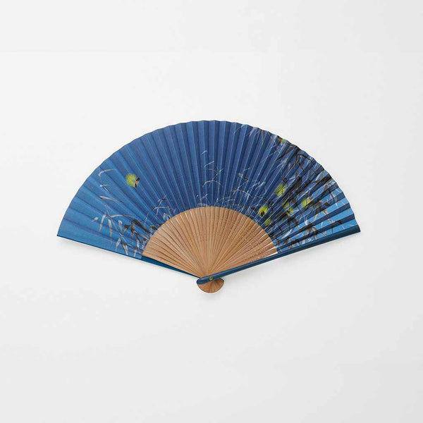 扇子｜男物 紙扇 葦と夏蛍 | 京扇子 | 大西常商店 ｜BECOS