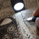 【版画】切り剣Masayo（福田理代）海蛸子