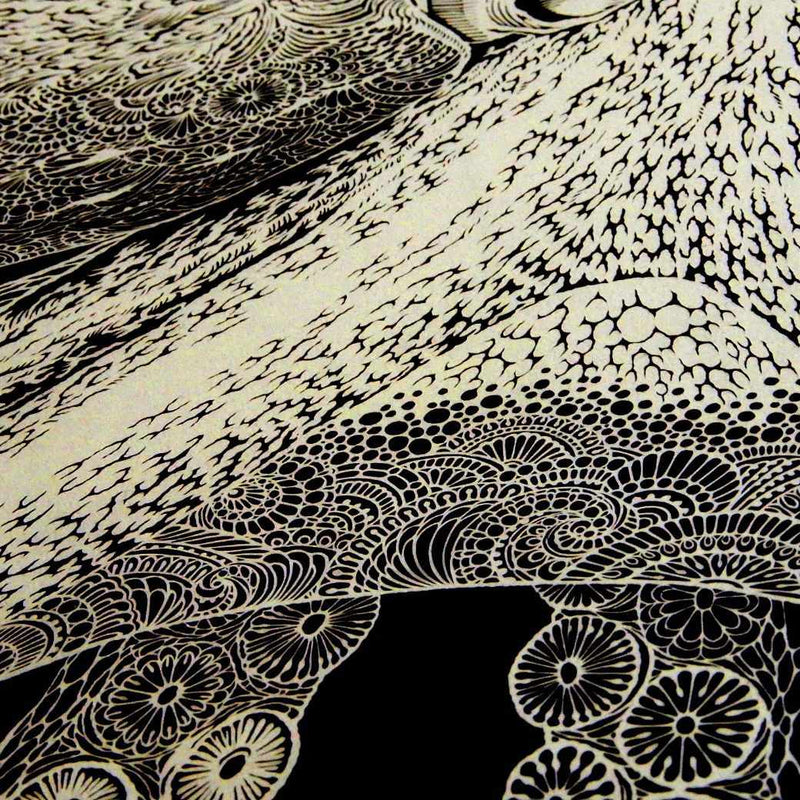 【版画】切り剣Masayo（福田理代）海蛸子