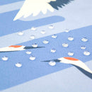 【風呂敷】鶴霞 たづかすみ (二越ちりめん96cm) | 超撥水加工| 朝倉染布