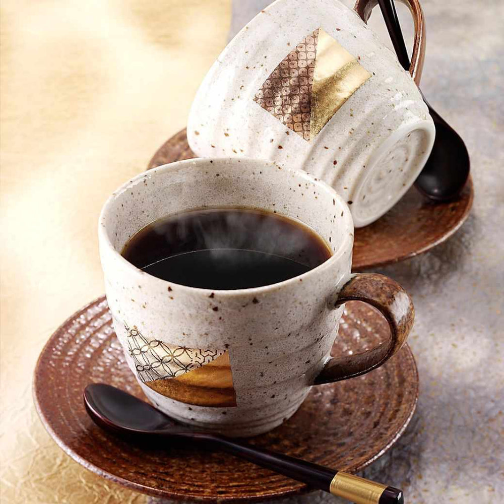 箔一 【コーヒーカップ&ソーサー2点セット】コーヒー碗皿 | 金沢箔