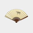 【扇子】男持 干支扇子 丑 唐木竹 描き絵 1 | 江戸扇子｜雲錦堂 深津扇子店