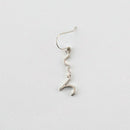 【ピアス】こころ シルバー (925) 片耳 | ひらがなアクセサリー | SAORI KUNIHIRO