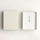 【ピアス】こころ シルバー (925) 片耳 | ひらがなアクセサリー | SAORI KUNIHIRO