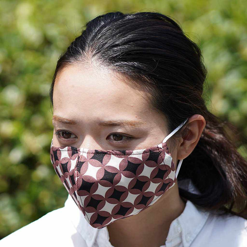 【マスク】KINUMASK 丸形 (男女兼用) H | 京友禅