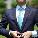 【ネクタイ】セラドングリーン 雅 33匁シルクサテン | 郡内織物 | 富士桜工房