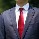 【ネクタイ】ダークレッド 雅 33匁シルクサテン | 郡内織物 | 富士桜工房