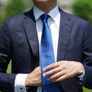 【ネクタイ】インディゴ 雅 33匁シルクサテン | 郡内織物 | 富士桜工房