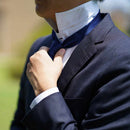 【ネクタイ】ネイビー 雅 33匁シルクサテン | 郡内織物 | 富士桜工房