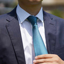 【ネクタイ】ライトグレイッシュグリーン 雅 33匁シルクサテン | 郡内織物 | 富士桜工房