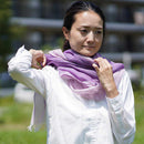 【ストール】KASANE 紅藤色 (ピンク×パープル) | 郡内織物 | 富士桜工房