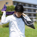 【ストール】やすらぎえりまき (グレー×ブラウン×ネイビー×パープル) | 郡内織物 | 富士桜工房