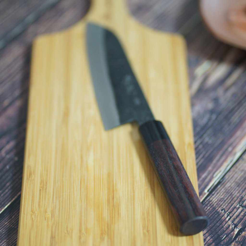 【三徳包丁】本鍛造 黒打 三徳包丁 170mm | 越前打刃物 | 鍛冶工房いわい
