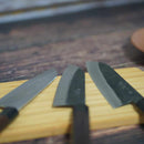 【三徳包丁】本鍛造 黒打 三徳包丁 (青紙スーパー鋼) 170mm | 越前打刃物 | 鍛冶工房いわい