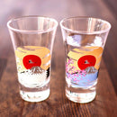 【天開グラス2点セット】冷感 桜富士山 | 丸モ高木陶器