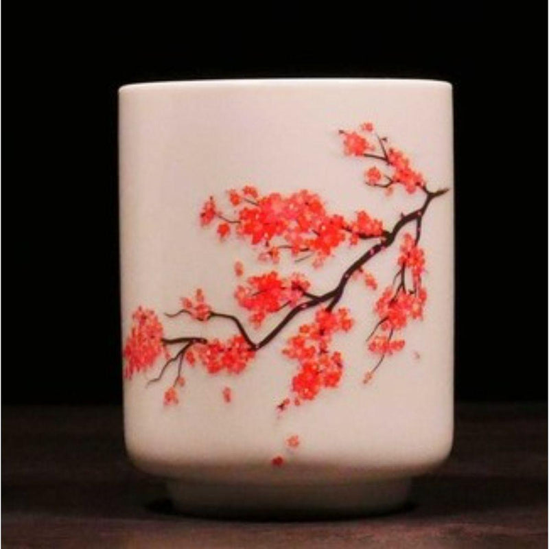 【湯呑み】温感 桜 | 美濃焼 | 丸モ高木陶器