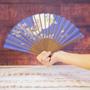 【加賀友禅】染の四季 扇子 ふくろう (男女兼用)