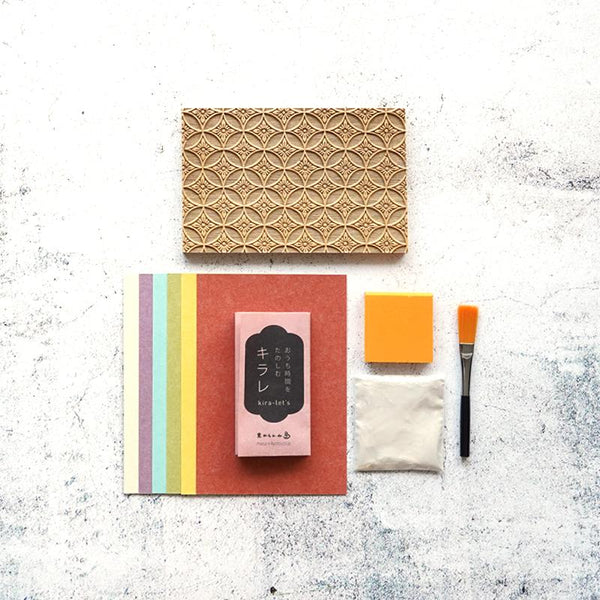 【体験キット】キラレ 花輪違い | 京からかみ |丸二