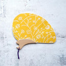 【うちわ】千鳥 あざみ 男女兼用 | 京からかみ |丸二