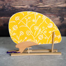 【うちわ】千鳥 あざみ 男女兼用 | 京からかみ |丸二