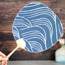 【うちわ】光琳大波 男女兼用 | 京からかみ |丸二