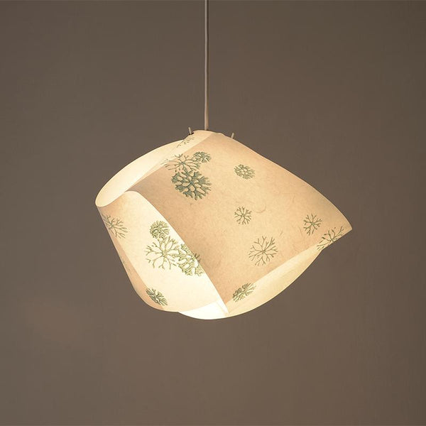 【ライト】KARA-IRO 海松の丸 照明 | 京からかみ |丸二