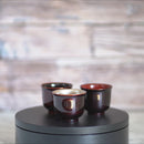 【ぐい吞】羽反 内黒 | 八雲塗