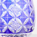 【グラス】ienomi 菊七宝 -kiku shippo- (青)｜切子