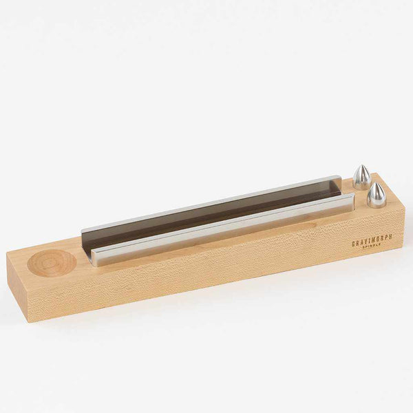 【金属加工】音に癒やされるインテリアGRAVIMORPH「SPINDLE」-Silver-