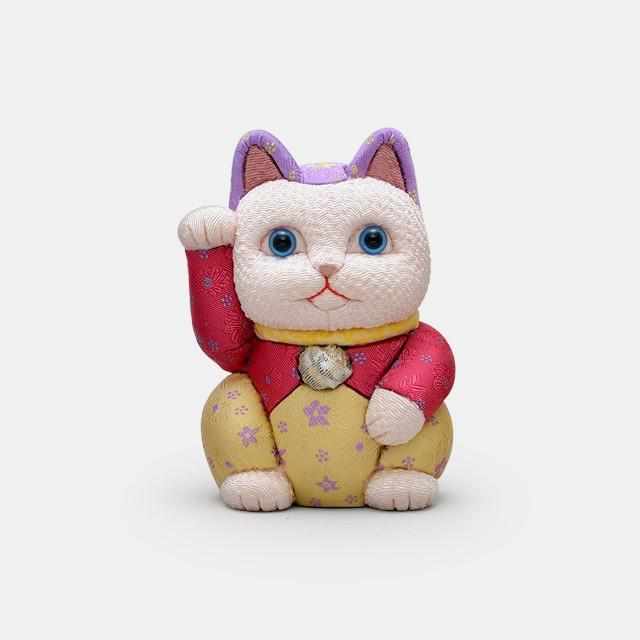 【招き猫】光彩 S | 江戸木目込み | 柿沼人形