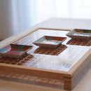 【トレイ】和膳 麻の葉 (M)※天板アクリル | 組子