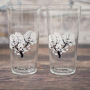 【タンブラーグラス2点セット】冷感 桜 | 丸モ高木陶器