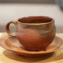 【コーヒーカップ】ソーサ－付 | 備前焼 | 恒枝直豆