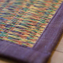 【い草-畳】イケヒコ い草ラグ カロン 黄 (M : 190×250cm, L : 190×300cm)