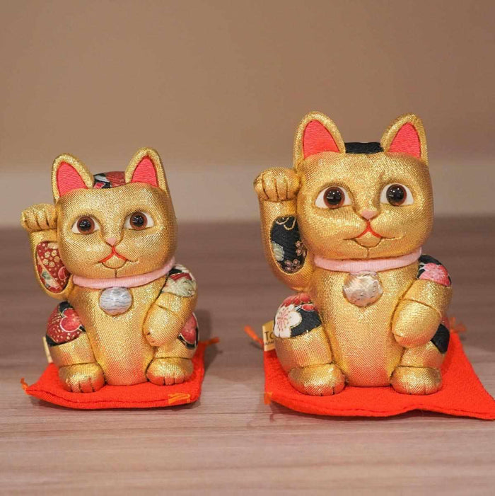 【置物】九谷焼コラボ Tanutanu 金銀セット | 信楽焼