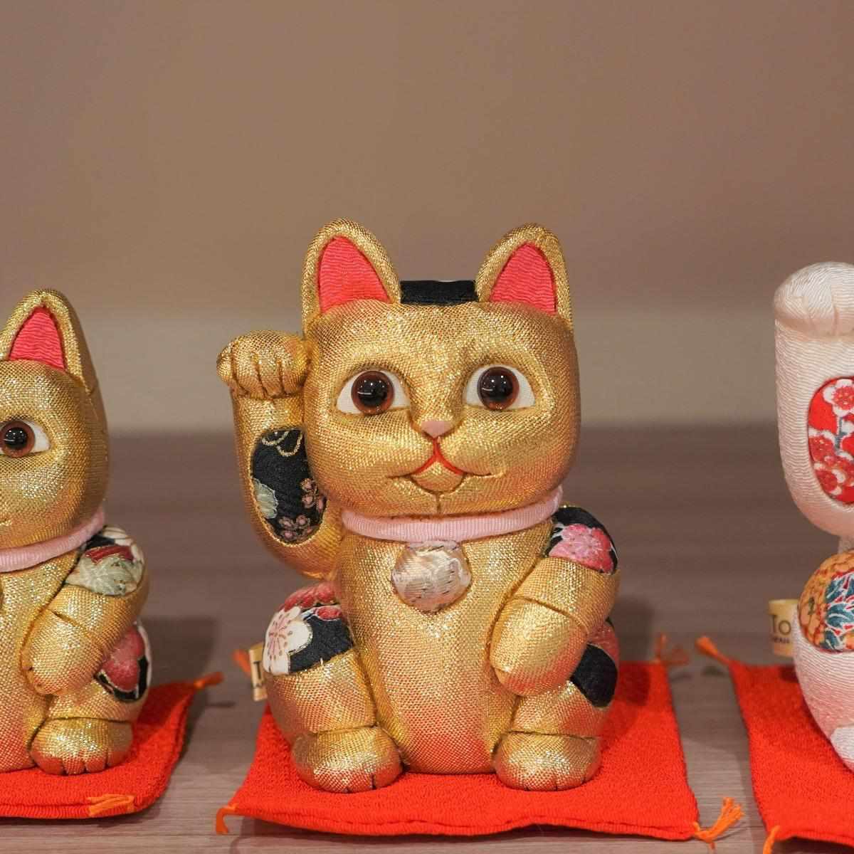 招き猫 風水 金 金運 開店祝い 新築祝い 開業祝い ギフト 柿沼人形