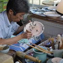 【有田焼】ZOA (まるぶん) 染付梅鳥文 (プライム、プレート)