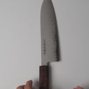 【三徳包丁】V10 ダマスカス 紫檀八角縞黒檀口輪 180 | 堺打刃物｜一刀斎虎徹